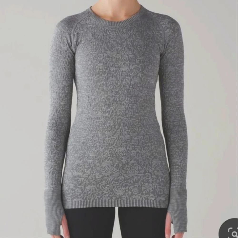 Women’s Lululemon Rest Less Long Sleeve Athletic shirt Size Medium - Picture 2 of 10